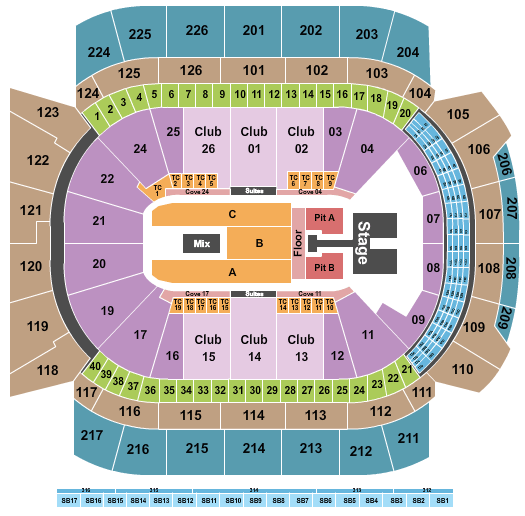 Climate Pledge Arena Kelsea Ballerini Seating Chart